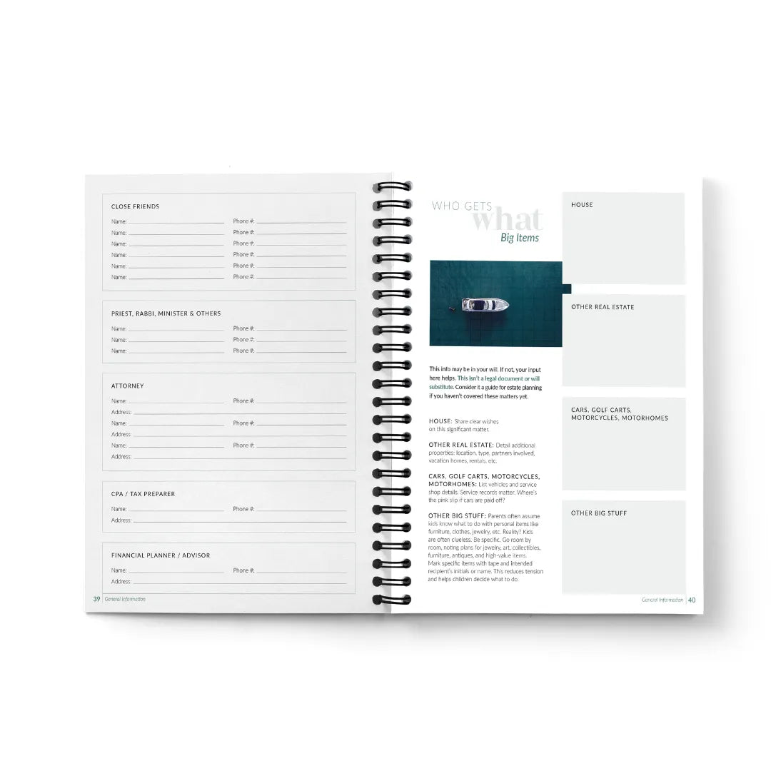 3 - The Estate Blueprint: A Workbook for Preserving Your Legacy